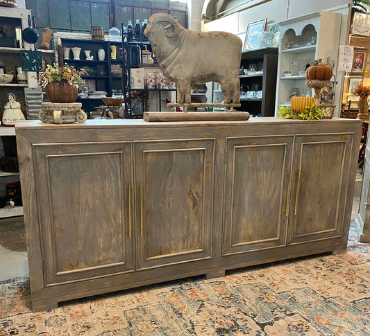 4 Door Console / Sideboard Storage Cabinet