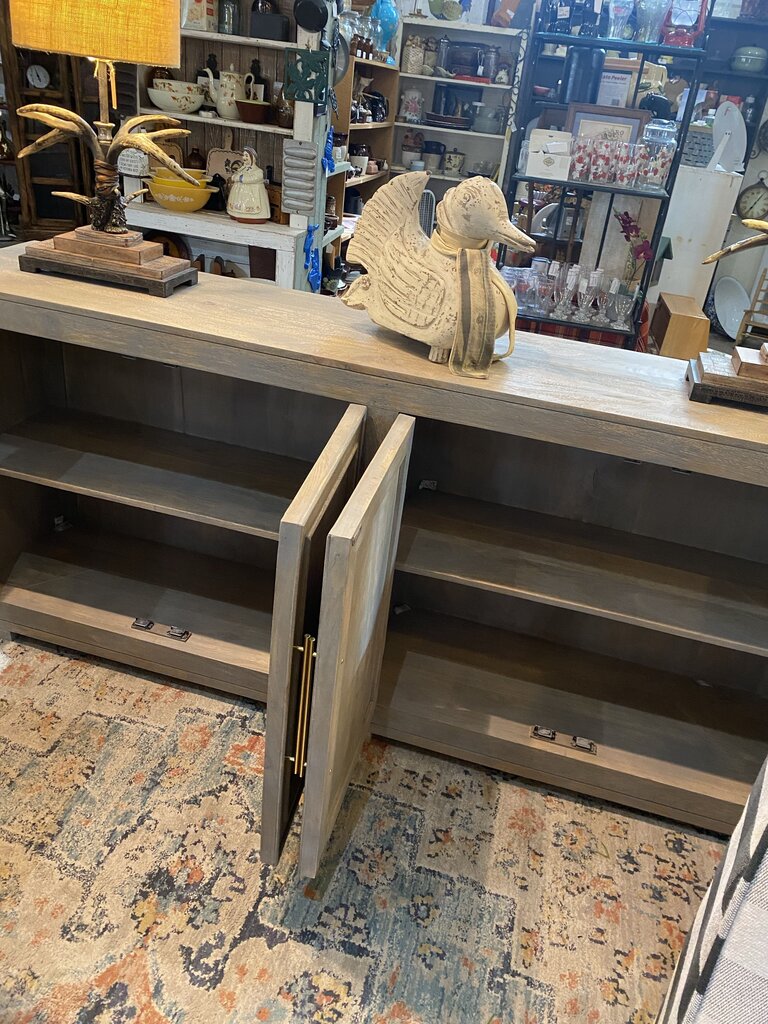 4 Door Console / Sideboard Storage Cabinet
