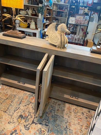 4 Door Console / Sideboard Storage Cabinet