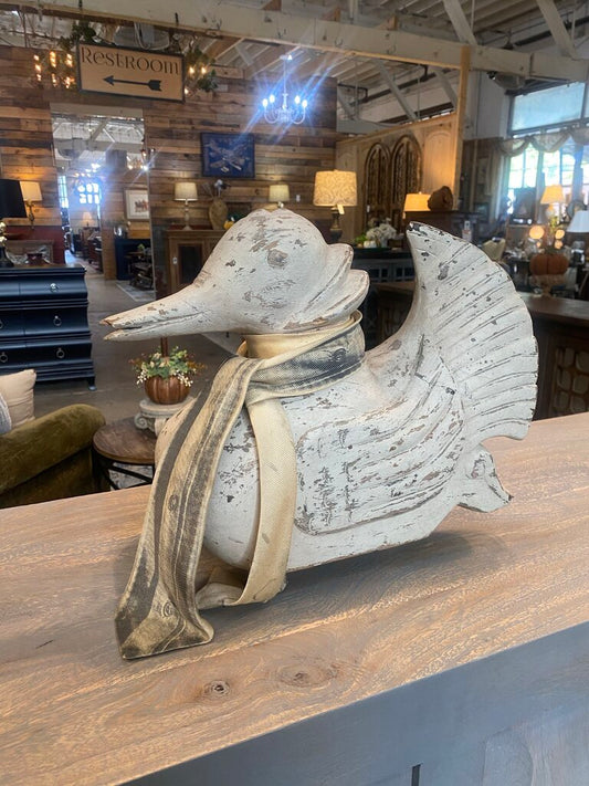 Carved Wooden Duck