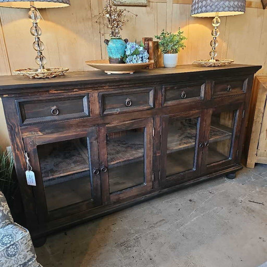 Wood/Glass Console