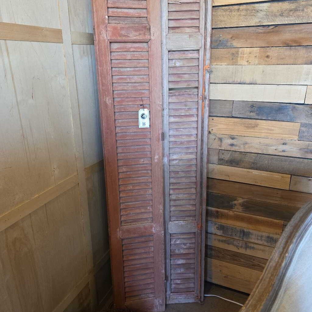 Pair Of Vintage Shutters