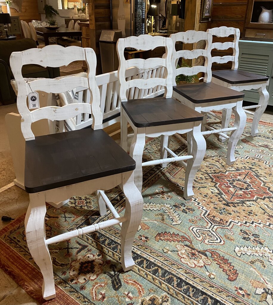 Set of 4 Counter Height Bar Stools