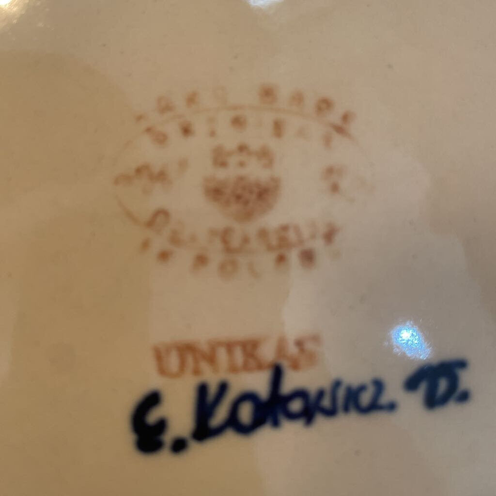 Unikat Polish Handmade Stoneware 9.5 Plate