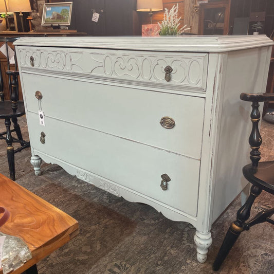 Antique Oak 3 Drawer Chest