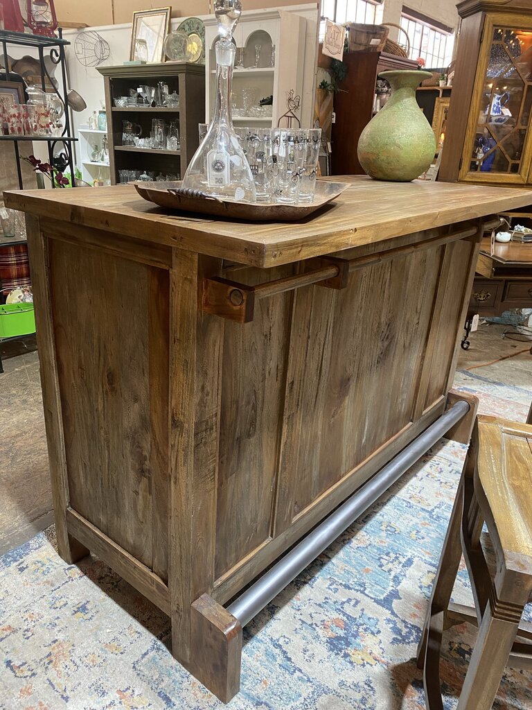 Rustic Reclaimed Wood Bar