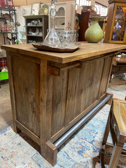 Rustic Reclaimed Wood Bar