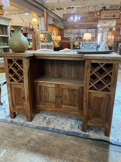 Rustic Reclaimed Wood Bar