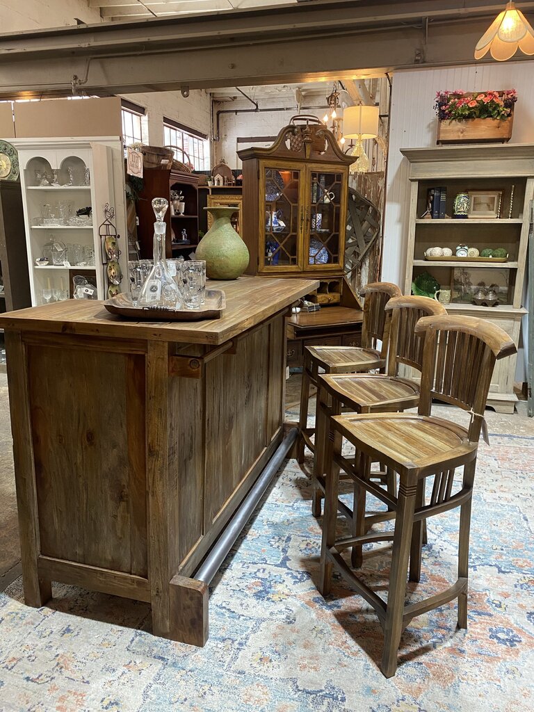 Rustic Reclaimed Wood Bar