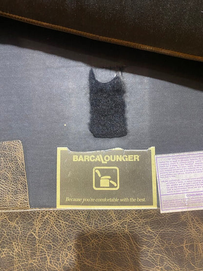 BarcaLounger Leather Recliners Pair