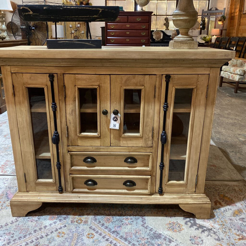 Natural Wood Credenza