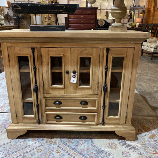 Natural Wood Credenza