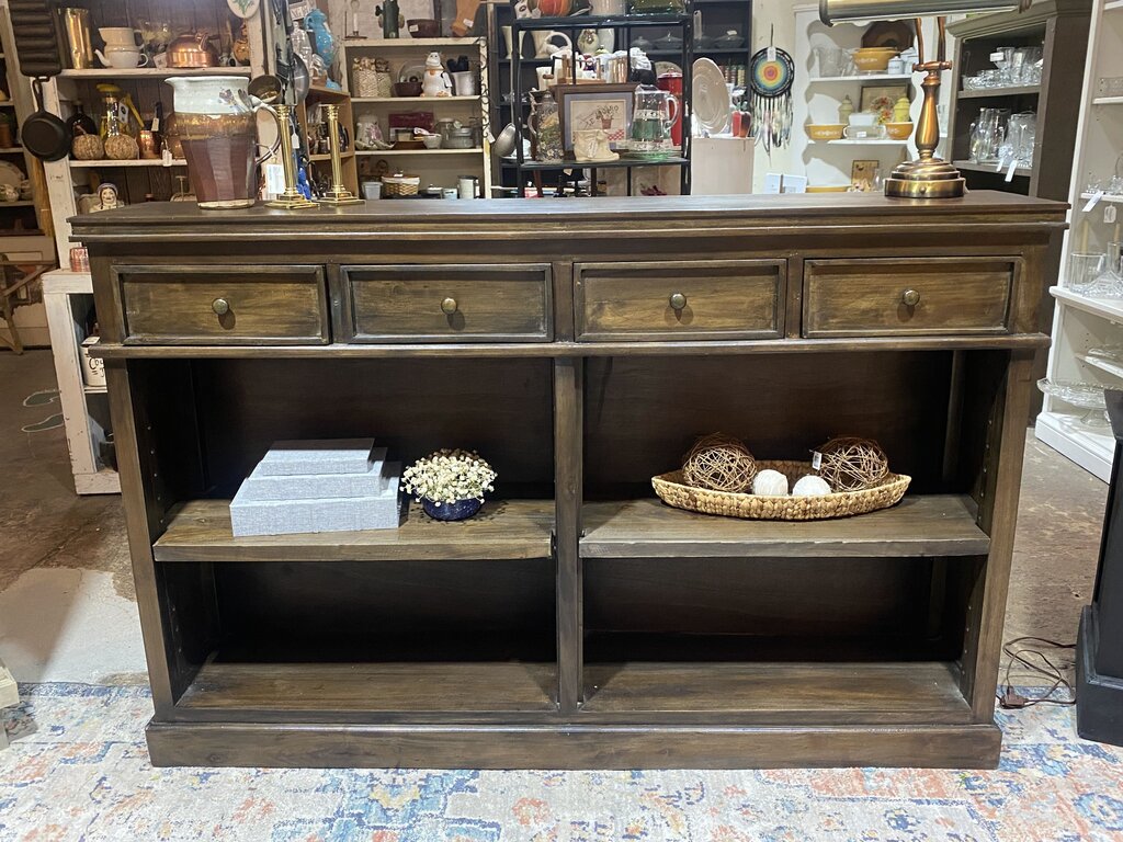 Sideboard with Adjustable Shelves 4 Drawers