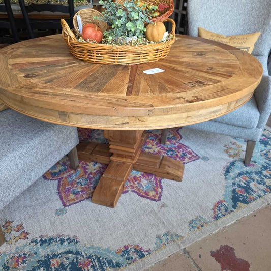 Round Wooden Dining Table