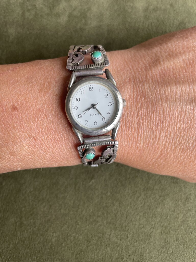 Vintage Southwestern Turquoise Watch