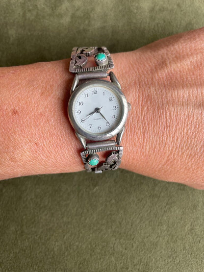 Vintage Southwestern Turquoise Watch