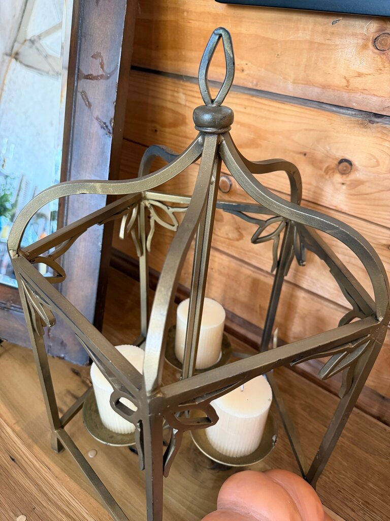 Vintage Metal Candle Holder