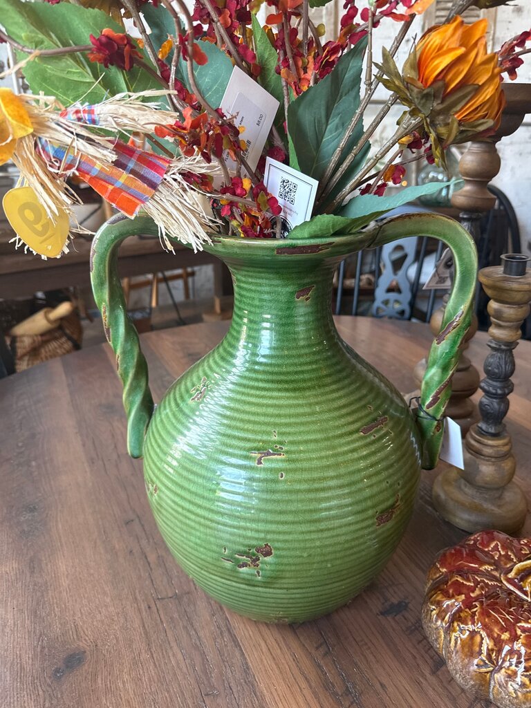 Green Decorative Vase