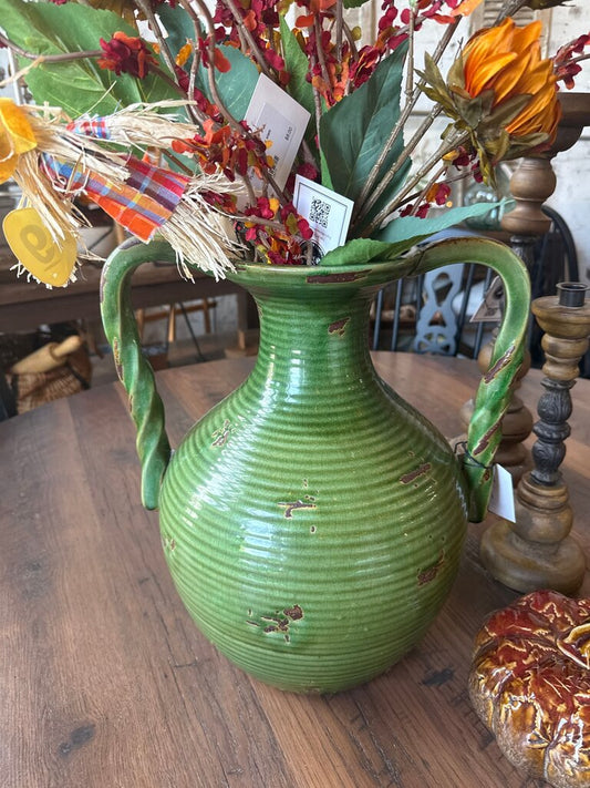 Green Decorative Vase