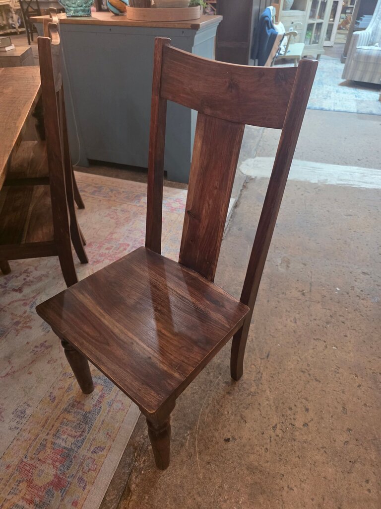 Rustic Wooden Dining Table with Matching Chairs