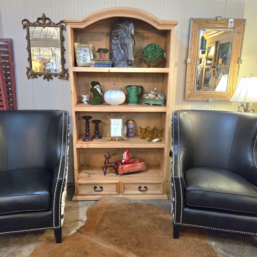 Natural Pine Bookshelf