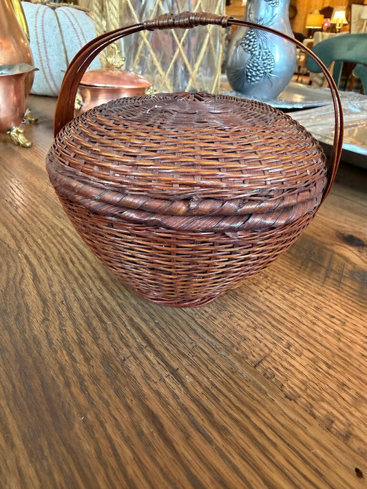 Woven Bamboo Storage Basket
