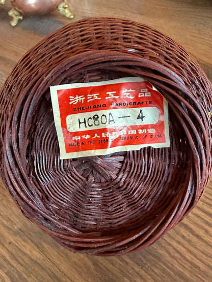 Woven Bamboo Storage Basket