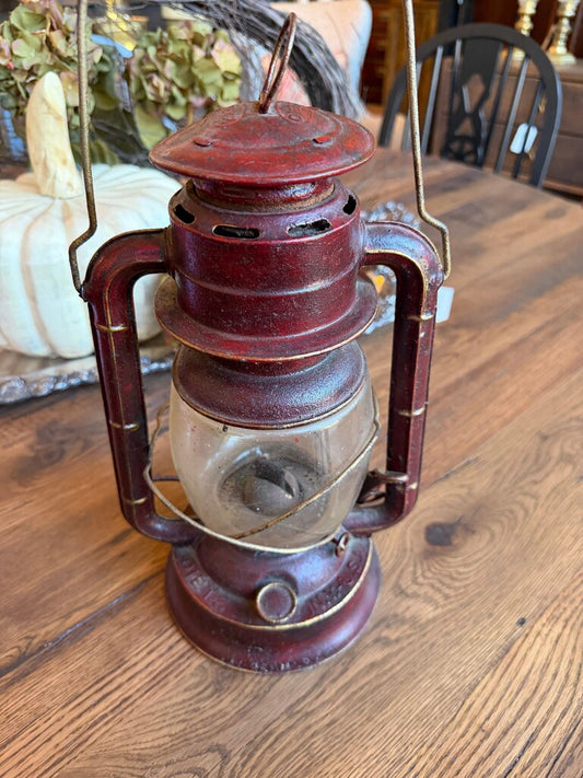Vintage Red Dietz Oil Lantern